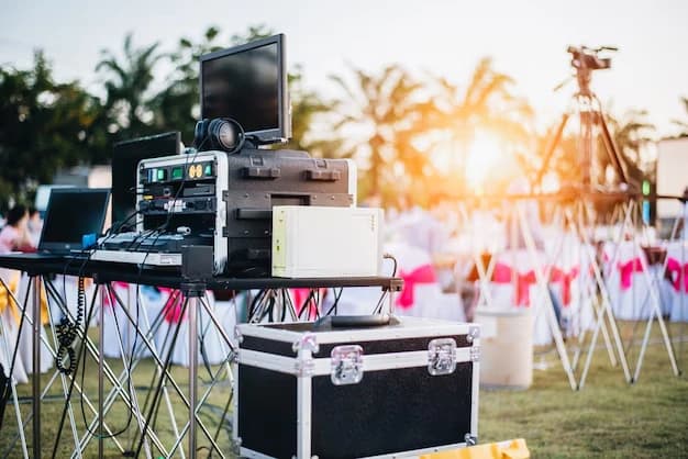 Event preparation with LED screen hire and video wall rental setup in Tamil Nadu