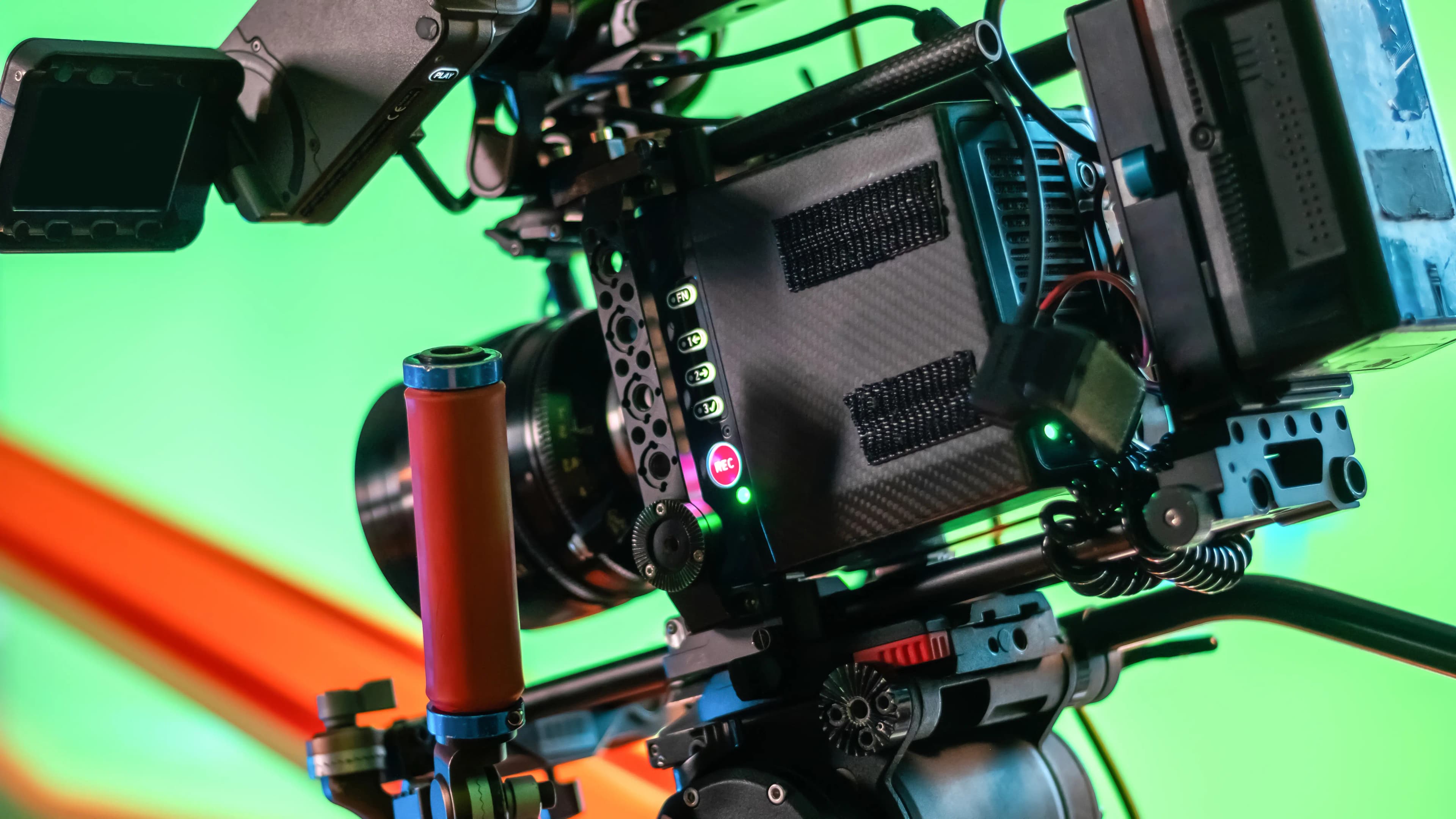 Professional 4K video camera setup used for multicamera TV production in Chennai